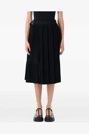 JUNYA WATANABE Jupe mi-longue à design plissé