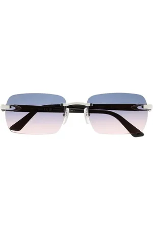 Cartier Lunettes de soleil à monture rectangulaire