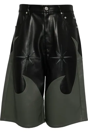 Kusikohc Short à détails contrastants