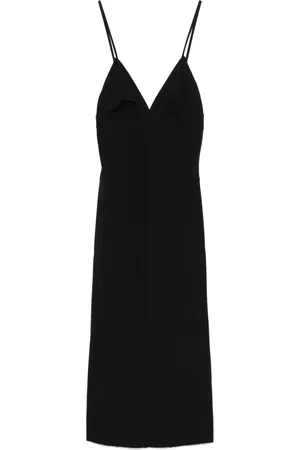 Rick Owens Robe mi-longue à fines bretelles