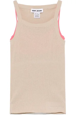 DKNY Débardeur en maille ajourée