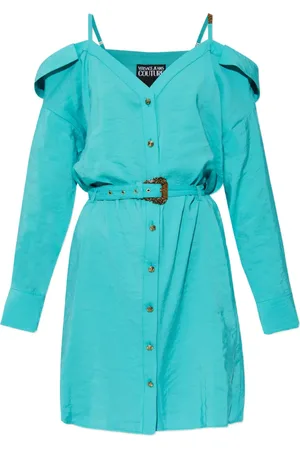 VERSACE Robe mi-longue à épaules dénudées