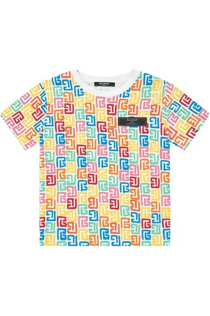 Balmain T-shirt à motif monogrammé en jacquard