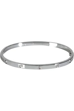 Cartier Bracelet jonc Love en or blanc 18ct serti de diamants