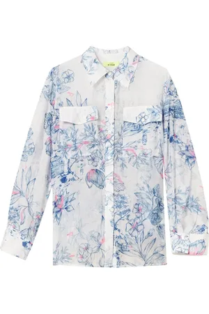 Twin-Set Chemise imprimée à détail noué