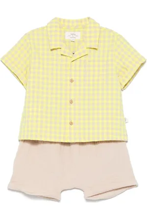 TEDDY & MINOU Ensemble short-chemise à carreaux