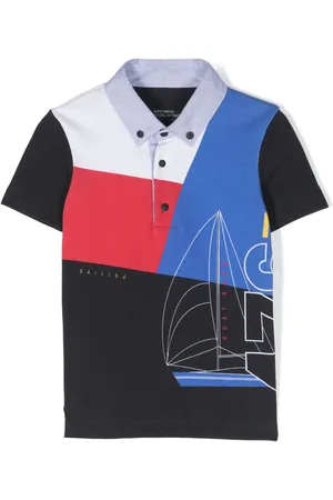 Lapin House Polo à design colour block