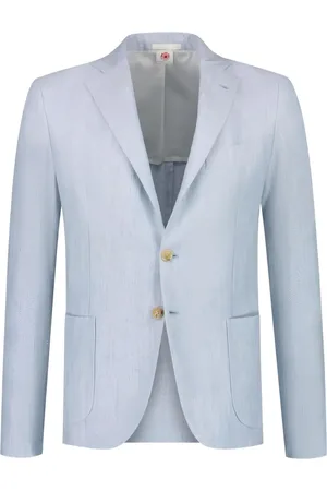 LUIGI BORRELLI NAPOLI Blazer à motif de chevrons