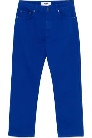 Msgm Jean à logo brodé