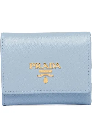 Prada Portefeuille en cuir à détail de logo