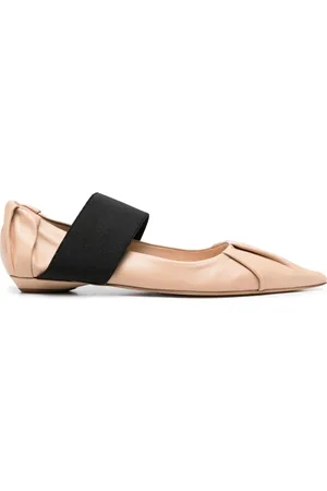 BRUNO FRISONI Ballerines en cuir à bout pointu