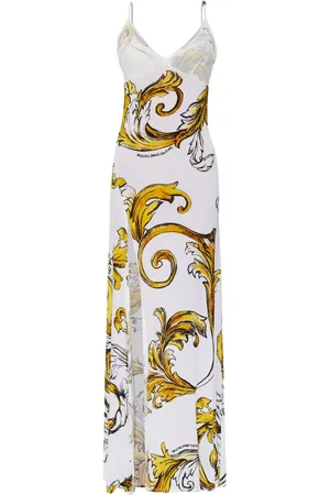 VERSACE Robe à imprimé baroque