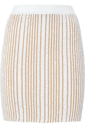Missoni Jupe nervurée à sequins