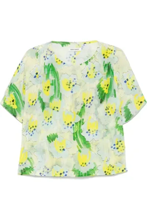 HENRIK VIBSKOV Blouse froncée en soie