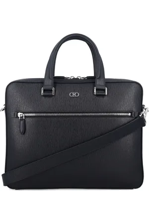 Salvatore Ferragamo Porte-documents en cuir à motif Gancini
