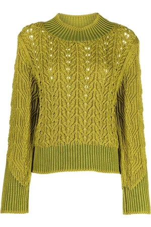 Paula Canovas Del Vas Pull en maille torsadée