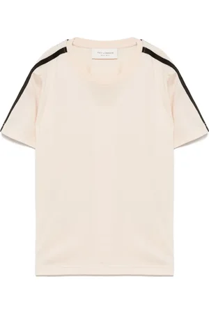 YES T-shirt à détails de rayures