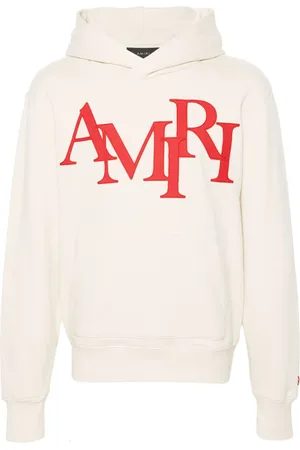 AMIRI Hoodie à logo Staggered appliqué