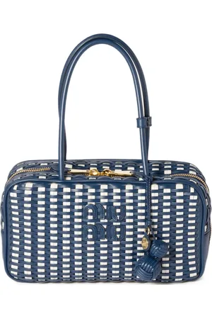 Miu Miu Sac porté épaule Beau à design tissé