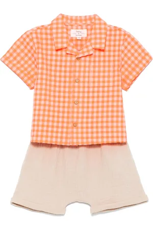 TEDDY & MINOU Ensemble short-chemise à carreaux