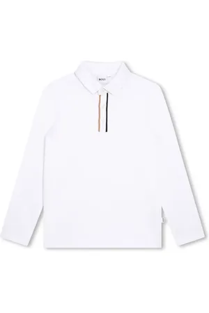 HUGO BOSS Polo en piqué à manches longues