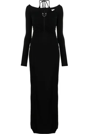 DION LEE Robe fendue Mobious à coupe longue