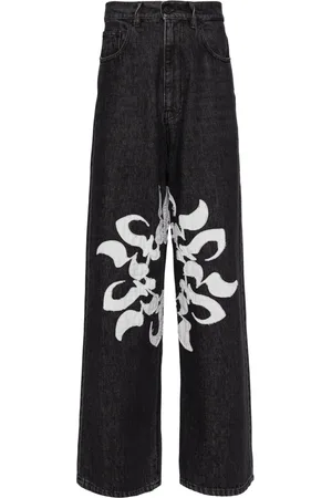Kusikohc Jean à design patchwork