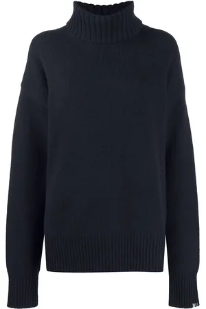 EXTREME CASHMERE Pull nervuré à col roulé