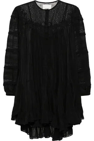 Isabel Marant Robe mi-longue Gyliane à broderie anglaise