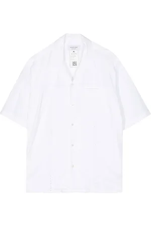 Marine Serre Chemise à détails en dentelle