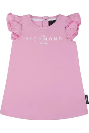 John Richmond Robe à logo imprimé