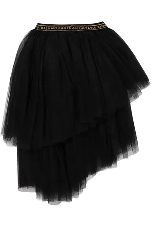 Balmain Jupe à superposition en tulle