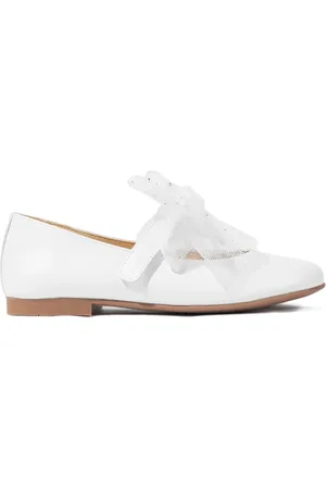Andanines Ballerines à nœud en tulle