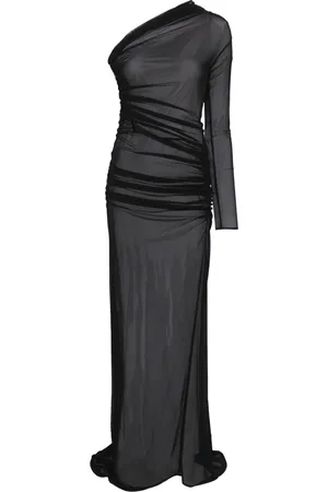 Atlein Robe longue une épaule