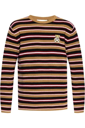 Moschino Pull en laine vierge à rayures
