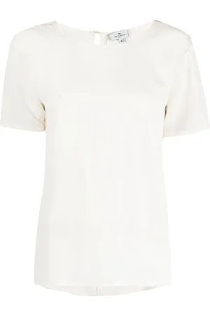 Etro T-shirt en soie à col rond