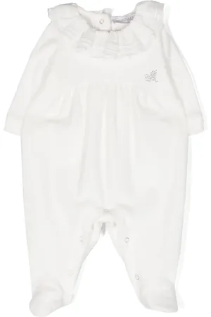 MONNALISA Blouse en coton à col volanté
