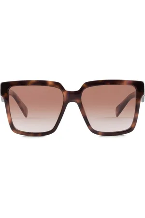 Prada Lunettes de soleil à logo imprimé