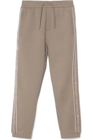 Emporio Armani Pantalon de jogging à logo brodé
