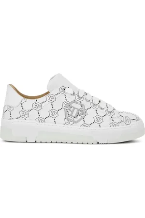 Philipp Plein Baskets à motif monogrammé