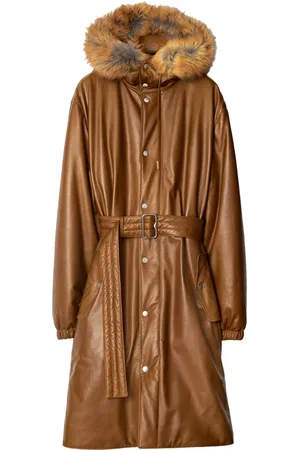 Burberry Parka en fourrure artificielle