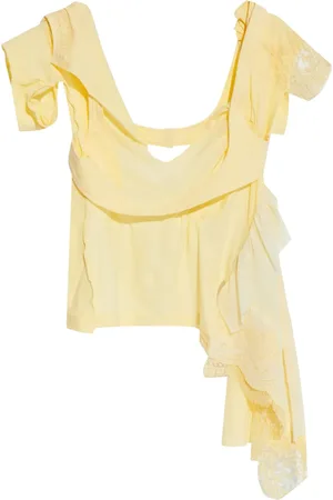 Dsquared2 Haut asymétrique brodé