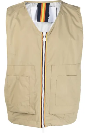 K-Way Gilet zippé à col v