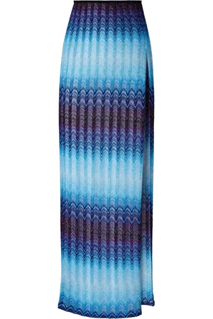 Missoni Jupe longue à motif zig-zag