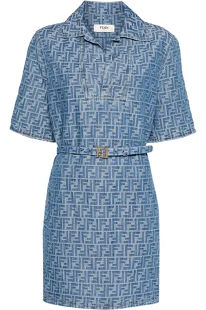 Fendi Robe courte à motif FF