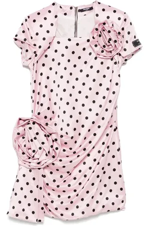 Balmain Robe longue à pois
