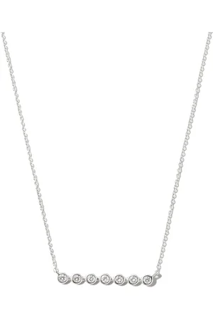 Dana Rebecca Designs Collier Lulu Jack en or blanc 14ct pavé de diamants