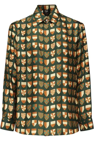 Fendi Chemise à imprimé Araldic