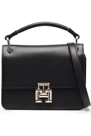 Tommy Hilfiger Sac en cuir à plaque logo