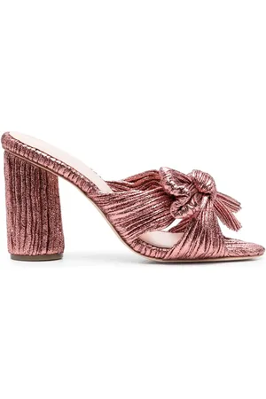 Loeffler Randall Sandales Penny 100 mm à détail de nœud